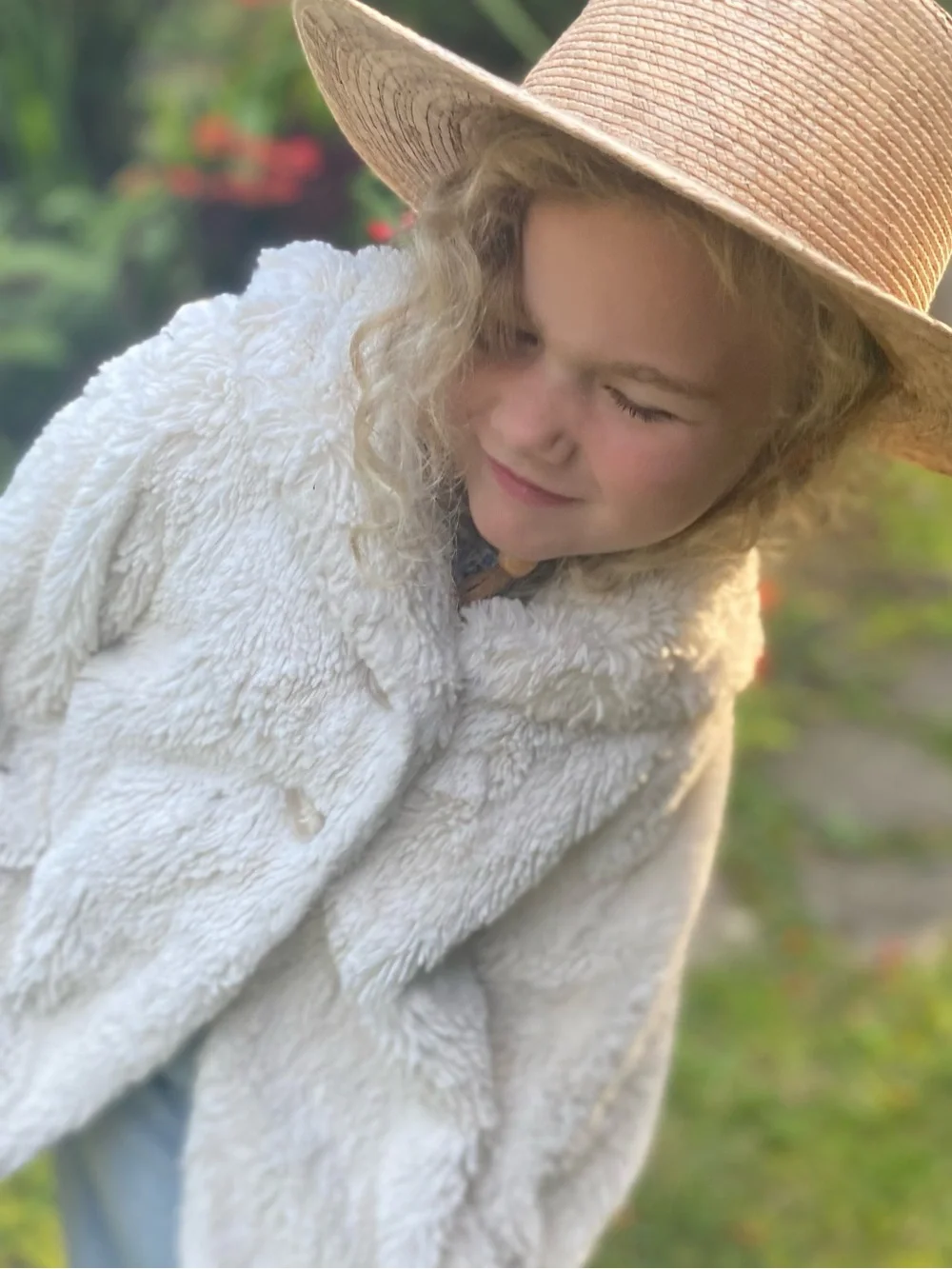 Patagonia faux fur swing jacket